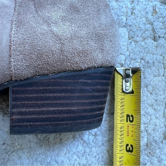 Jessica Simpson Dalisa Beige Suede Western Boho Slouch Neutral Booties 10M - Picture 14 of 16